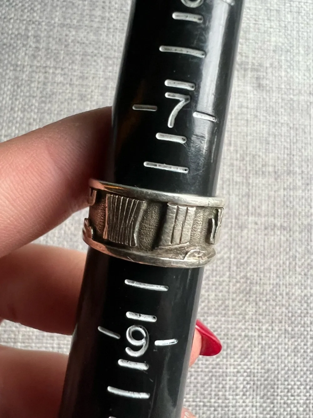 R. H. Begay Navajo Native American Sterling Silver Ring
